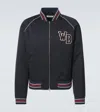 Wales Bonner Marvel Jacket In Navy Blue In Blue