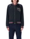 Wales Bonner Marvel Jacket In Navy Blue In Blue
