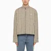 WALES BONNER LIGHT JACKET WITH CHECKERED PATTERN FOR MEN'S SS24 COLLECTION
