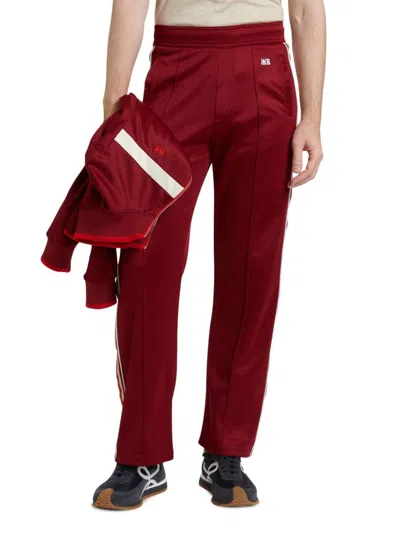 Wales Bonner Men's Essence Track Pants In Red