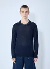Wales Bonner Roots Polo Shirt Navy