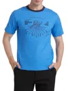Wales Bonner Blue Jazz T-shirt In Blue