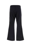 Wales Bonner Pantalone In Cotone Blu Notte Uomo In Navy