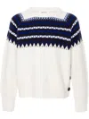 Wales Bonner Fair Isle Crewneck Sweater In White