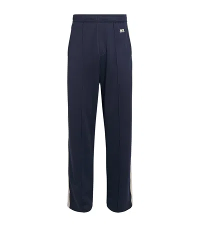Wales Bonner Motion Sweatpants In Blue