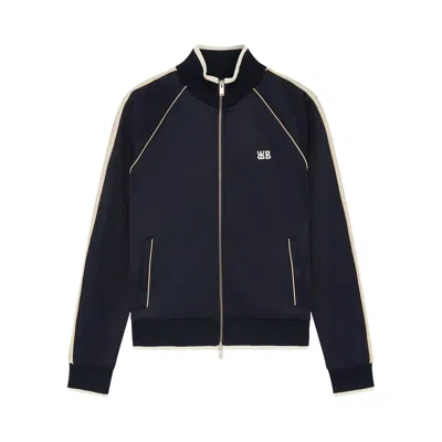 Pre-owned Wales Bonner Motion Track Top 'navy/ivory' | Blue | Men's Size L