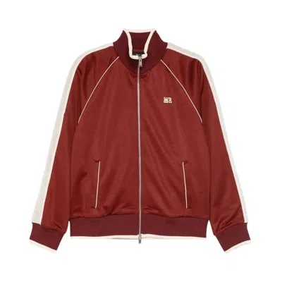 Pre-owned Wales Bonner Motion Track Top 'rust/ivory' | Red | Men's Size M