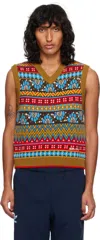 Wales Bonner Multicolor Adidas Originals Edition Knit Vest In Multicolor