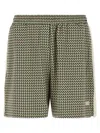 Wales Bonner 'dynamic Patterned Side Stripe Elastic Waistband Shorts' In Multi