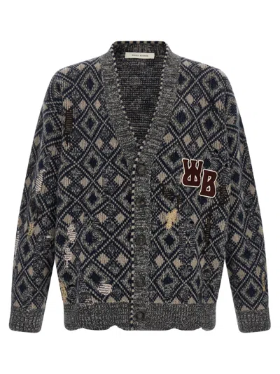 WALES BONNER MULTICOLOR SIBLING CARDIGAN
