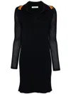 Wales Bonner Myth Mini Dress In Blue