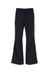 Wales Bonner Pantalone In Cotone Blu Notte Uomo In Navy Blue