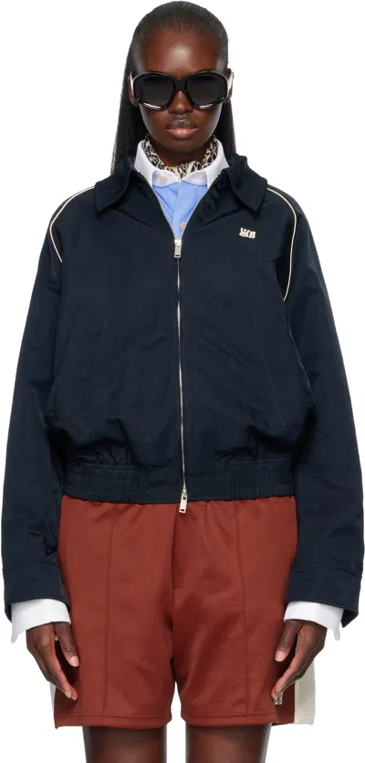 Wales Bonner Navy Guide Track Jacket In Blue