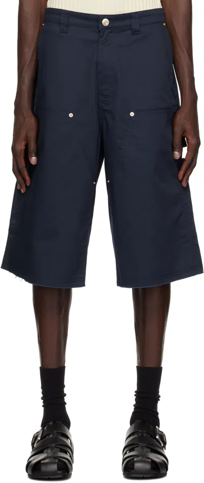 Wales Bonner Navy Kingston Shorts