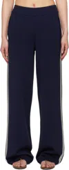 Wales Bonner Tide Lounge Pants In Navy