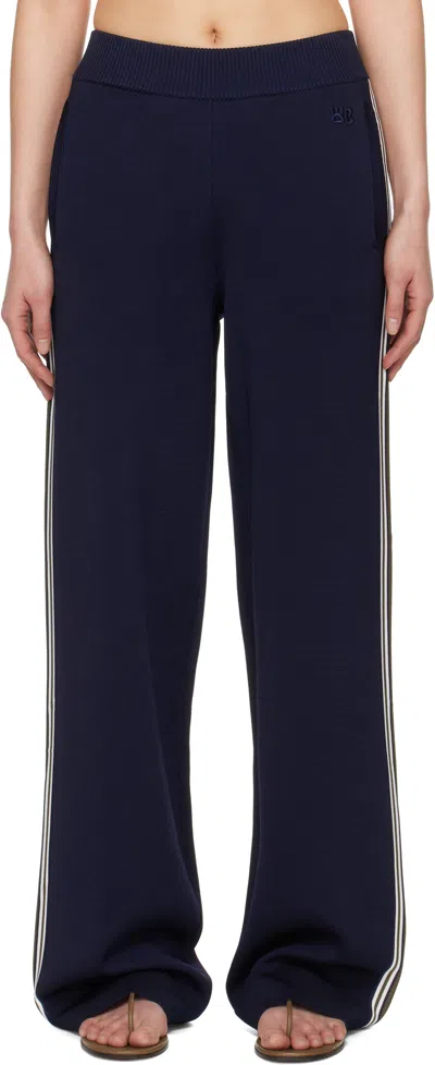 WALES BONNER NAVY TIDE LOUNGE PANTS