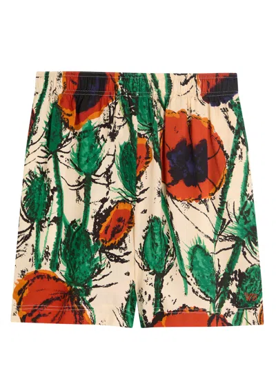 Wales Bonner Ocean Satin-twill Shorts