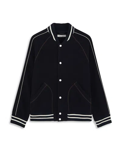 Wales Bonner October Varsity Jacket In Blue