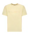 Wales Bonner Embroidered Logo Crewneck T-shirt In Nude