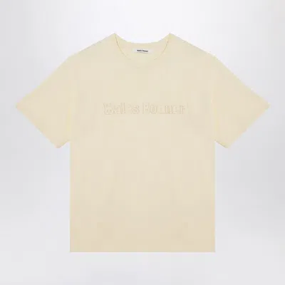 Wales Bonner Organic Cotton Light Yellow T-shirt
