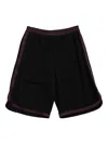 Wales Bonner Ossie Elasticated-waist Shorts In Black