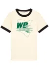 Wales Bonner Pace Organic Cotton T-shirt In Ivory