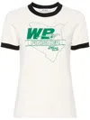 Wales Bonner Pace Organic Cotton T-shirt In Beige