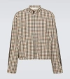 WALES BONNER PATH HARRINGTON CHECKED COTTON JACKET