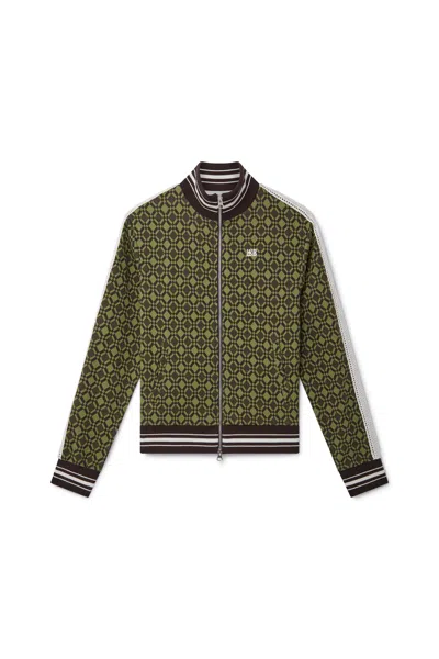 Wales Bonner Patterned Power Track Jacket Brown