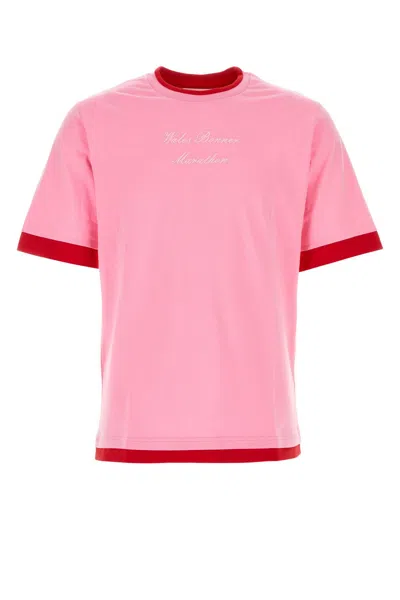 Wales Bonner Pink Cotton Marathon T-shirt