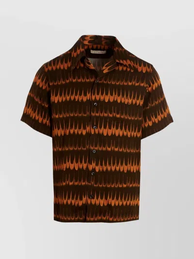 WALES BONNER 'POCKETED RHYTHM' SHORT SLEEVE SHIRT