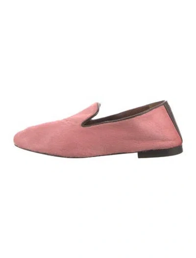 Pre-owned Wales Bonner Ponyhair Loafers In Pink