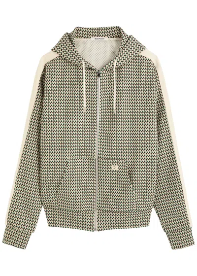 Wales Bonner Power Hooded Cotton-blend Sweatshirt In Multicoloured 1