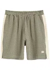 Wales Bonner 'dynamic Patterned Side Stripe Elastic Waistband Shorts' In Multi