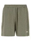 Wales Bonner 'dynamic Patterned Side Stripe Elastic Waistband Shorts' In Multi