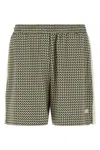 Wales Bonner 'dynamic Patterned Side Stripe Elastic Waistband Shorts'