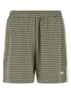 Wales Bonner 'dynamic Patterned Side Stripe Elastic Waistband Shorts' In Multi