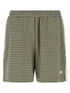 Wales Bonner 'dynamic Patterned Side Stripe Elastic Waistband Shorts' In Multi