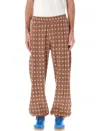 Wales Bonner Power Track Pant In Orange Brown
