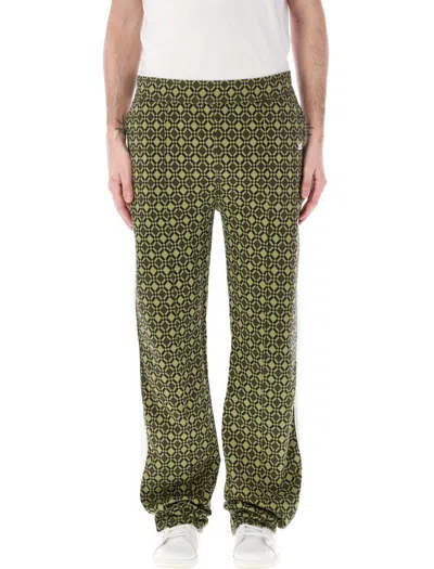 Wales Bonner Power Graphic-pattern Stretch-organic Cotton Trousers In Multicolor