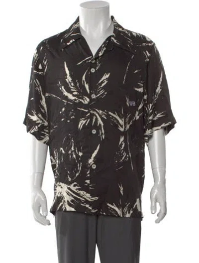 Pre-owned Wales Bonner Printed Short Sleeve Shirt