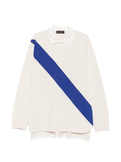 Wales Bonner Prism Diagonal-stripe Polo Shirt In Multi