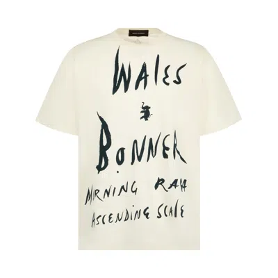 Pre-owned Wales Bonner Raga T-shirt 'ivory' | Cream | Men's Size M