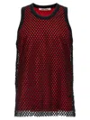 Wales Bonner Mesh Trim Tank Top In Multicolor