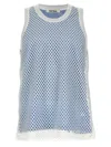 Wales Bonner Mesh Overlay Tank Top