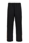 Wales Bonner Black Straight Leg Joggers In Black