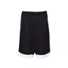 Wales Bonner Revelation Overlay Effect Bermuda Short In Black