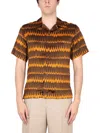 Wales Bonner Geometric-print Short-sleeve Shirt