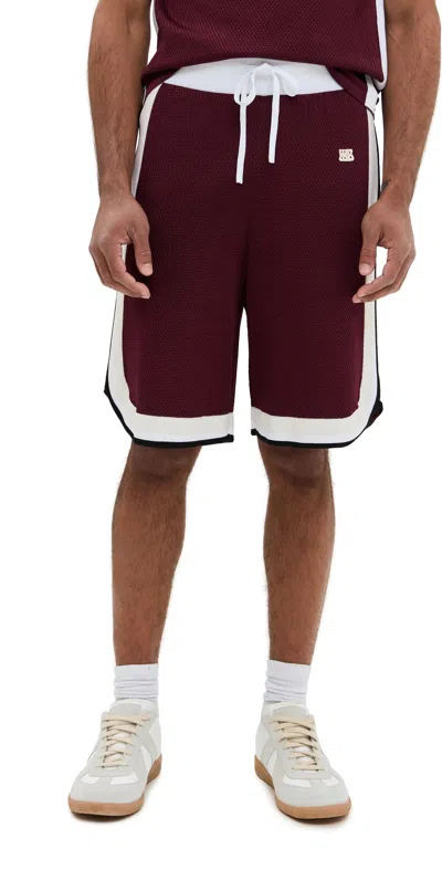 Wales Bonner Rio Shorts 9 Bordeaux