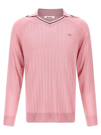 WALES BONNER WALES BONNER 'ROOTS POLO SHIRT' SWEATER